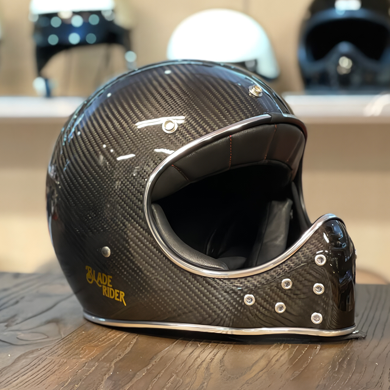 ブレードライダー フルフェイスヘルメット グロスブラックカーボン
