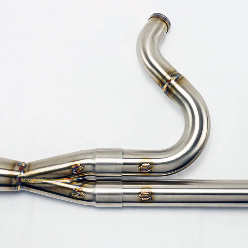 RT ショート 2in1 フルエキゾーストマフラー ステンレスブラッシュド