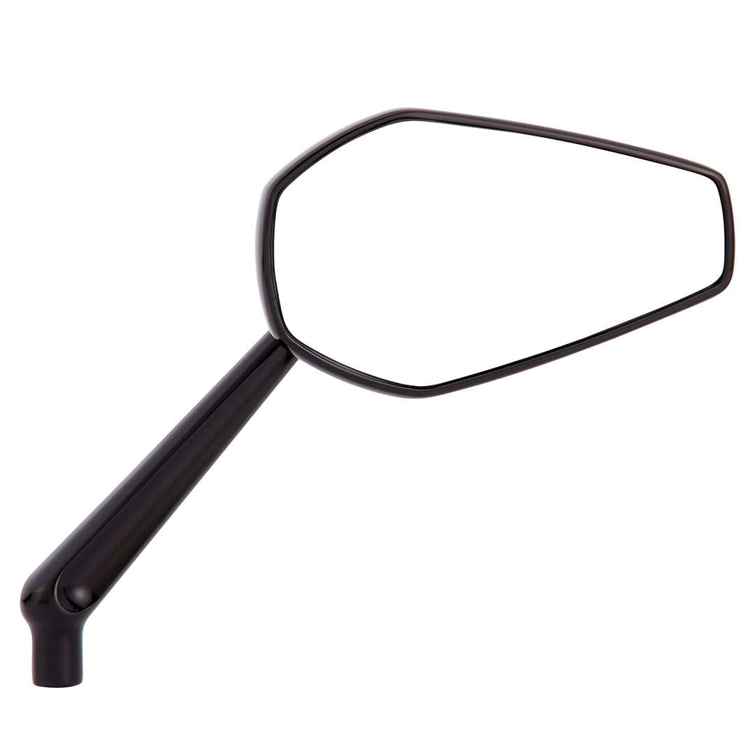 ミニストッカー フォージドミラー スチールステム 【左用】 ブラック