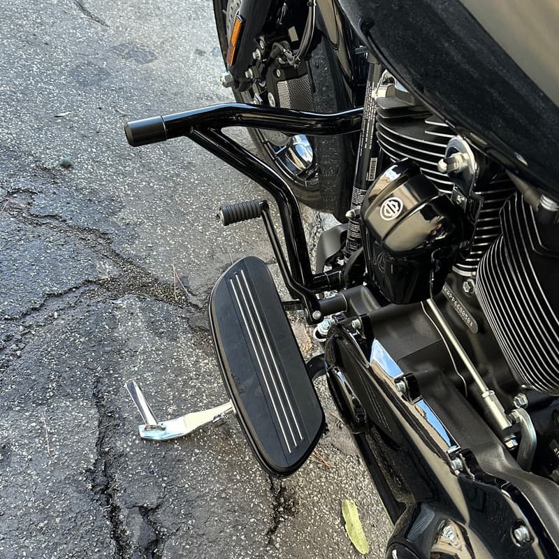 Vバー ハイウェイペグ クラッシュバー ブラック