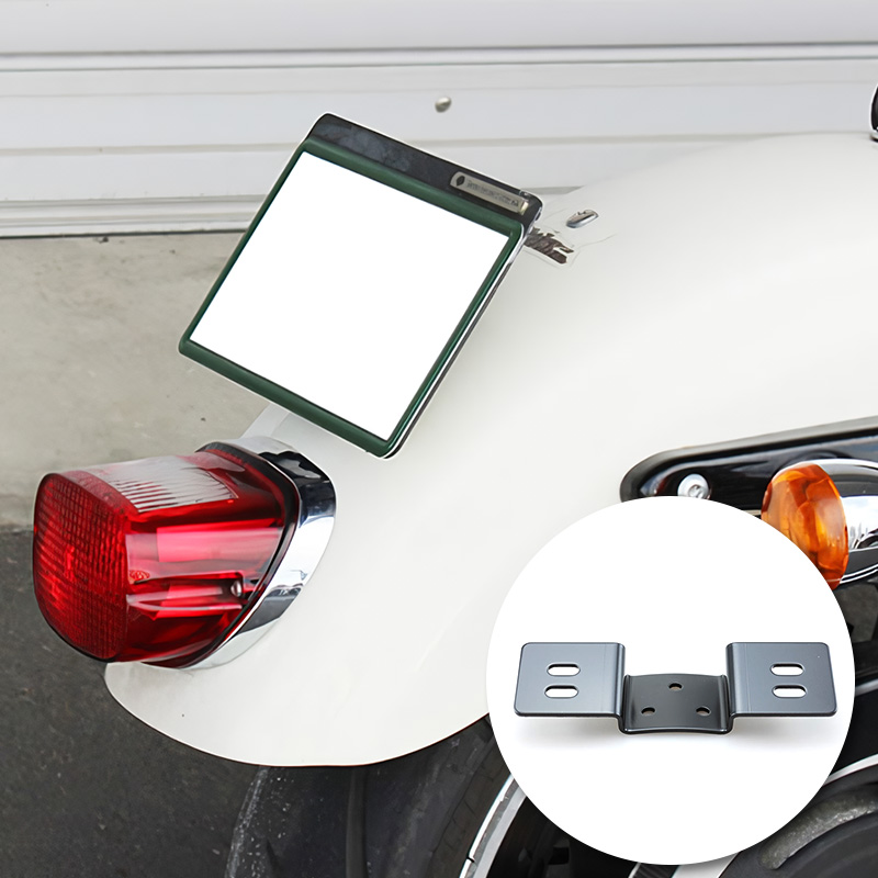 ナンバーレイダウンブラケット ブラック