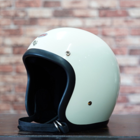 BEETLE L.A.C ジェットヘルメット アイボリー (シングルストラップ)