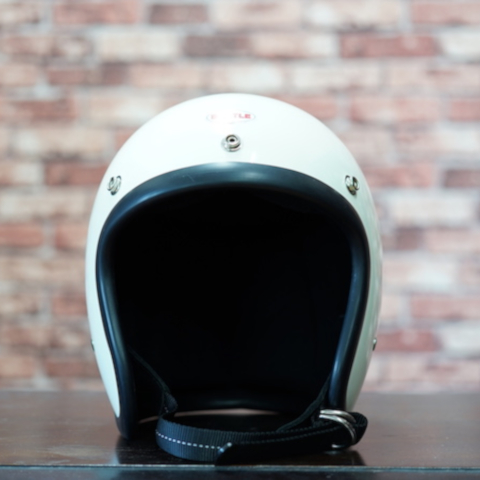 BEETLE L.A.C ジェットヘルメット アイボリー (シングルストラップ)