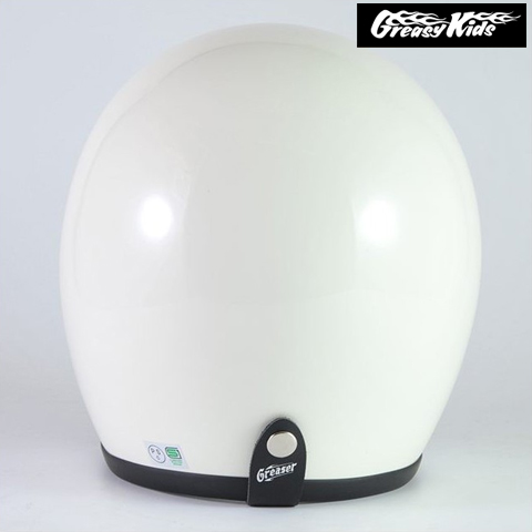 60'sプレーン ジェットヘルメット アイボリー (SG規格)