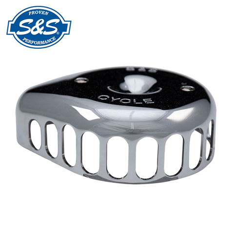 【クリスマスセール】ステルス エアクリーナーキット ミニティアドロップカバー付き クローム