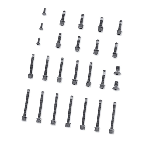 ブラック ハードウェアキット/カムカバー&タペットカバー用