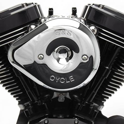 ステルス エアクリーナー用カバー ティアドロップ スラッシャークローム