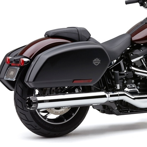 デュアルカット スリップオンマフラー クローム