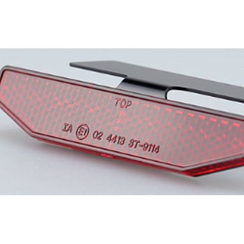 リアフェンダー装着式 汎用リフレクター（赤）