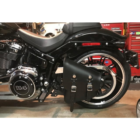 本革サイドバッグ ソロ 左用 ブラック