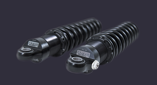 S36D Blackline リアショック 全長296mm ブラックスプリング