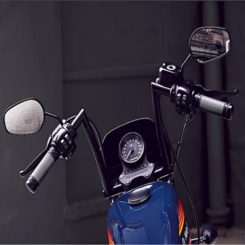 チゼル ハンドルバー 8インチ サテンブラック