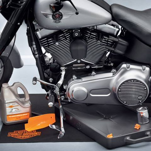 ロープロファイル オイルドレインパン ハーレー専用設計オイル受皿