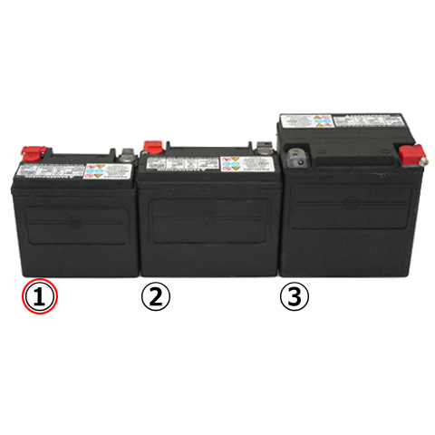 標準装備 AGMバッテリー