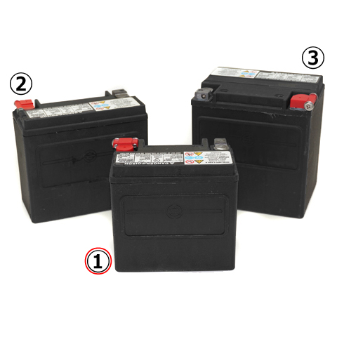 標準装備 AGMバッテリー