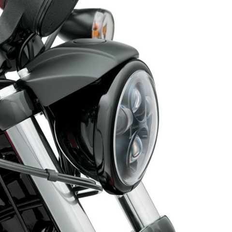 ヘッドライトトリムリング グロスブラック