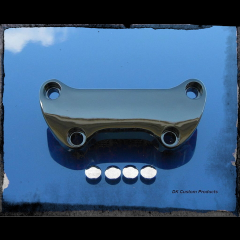 ハンドルバートップクランプ ブラックスムース ハーレー純正ライザータイプ