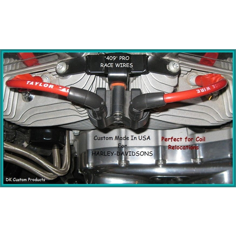 409 プロレース スパークプラグワイヤー・センターコイル用 レッド