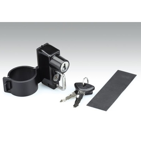 ヘルメットホルダー φ35 パイプクランプ式 ブラック