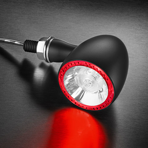 【車検対応】LED テールライト/ブレーキライト機能付きウインカー バレット1000 DF マットブラック/クリア