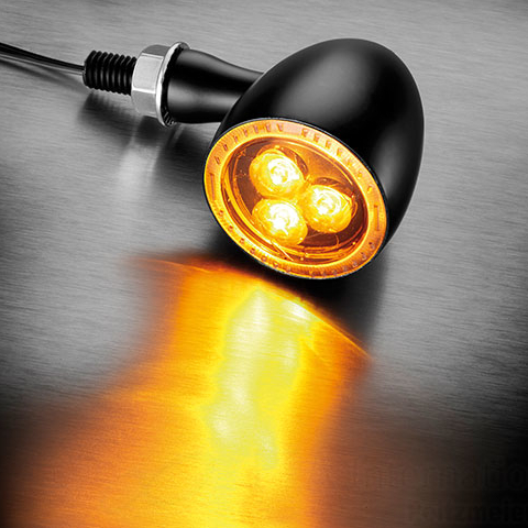 【12月限定セール】 【車検対応】LEDウインカー バレット1000 ダーク マットブラック/スモーク