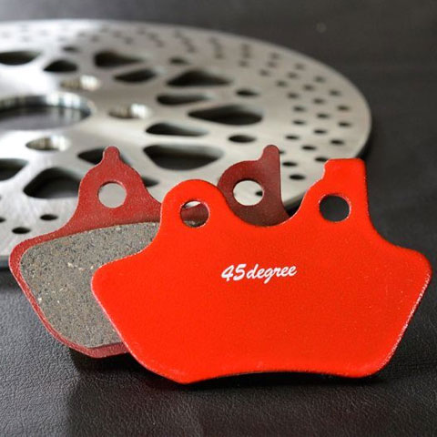 27Rナチュラル ブレーキパッド ハーレー専用開発<赤パッド> 1セット