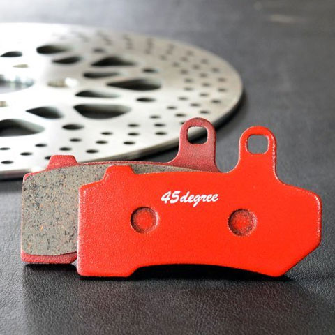 27R ナチュラル ブレーキパッド ハーレー専用開発<赤パッド> 1セット