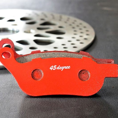 27Rナチュラル ブレーキパッド ハーレー専用開発<赤パッド> 1セット