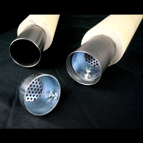 コブラ製 3インチスリップオンマフラー用 クワイエットバッフル2本+サプリメントキット2個セット(スーパークワイエット仕様)