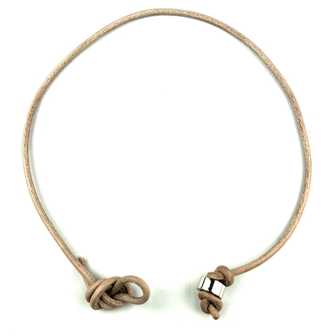 【在庫限り】 レザーブレスレット3連/ナチュラル