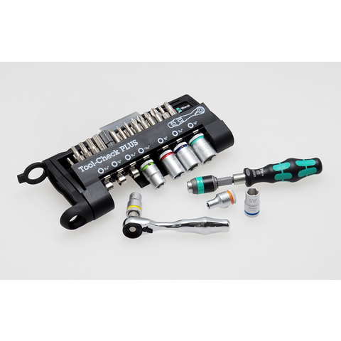 ツールチェックプラス ファクトリーギア別注 ハーレー用インチ工具セット WERA ヴェラ