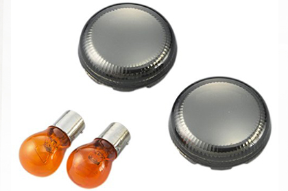 ブレットタイプミラースモークレンズ2個セット