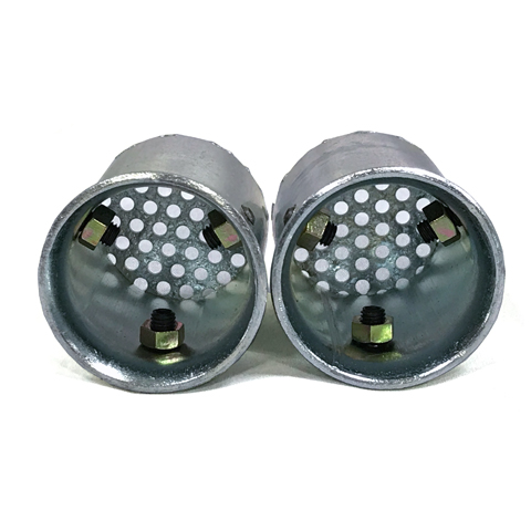 マルチヘッダーバッフル エキパイ装着式汎用消音バッフル (2個セット)