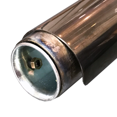 マルチヘッダーバッフル エキパイ装着式汎用消音バッフル (2個セット)